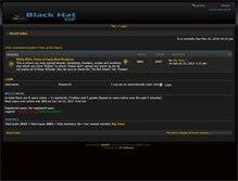 Tablet Screenshot of blackhatusa.com